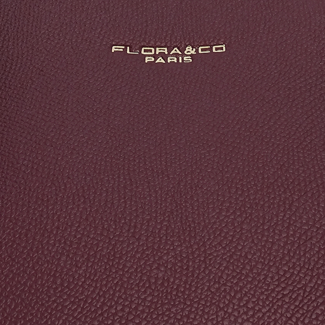Geanta bordeaux Flora&Co Paris de talie mare F1808 16 [10]
