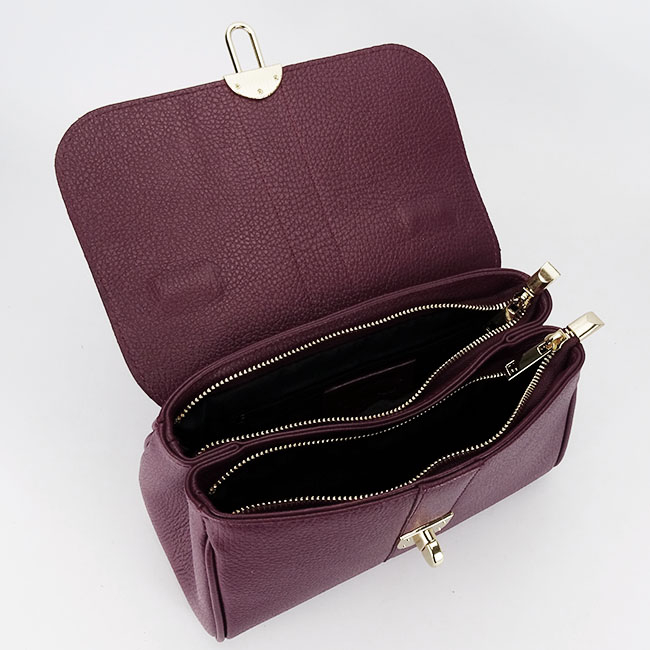 Geanta bordo din piele naturala 1724 132 [9]