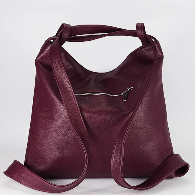 Geanta bordo din piele naturala 2 in 1 8919 132 [7]