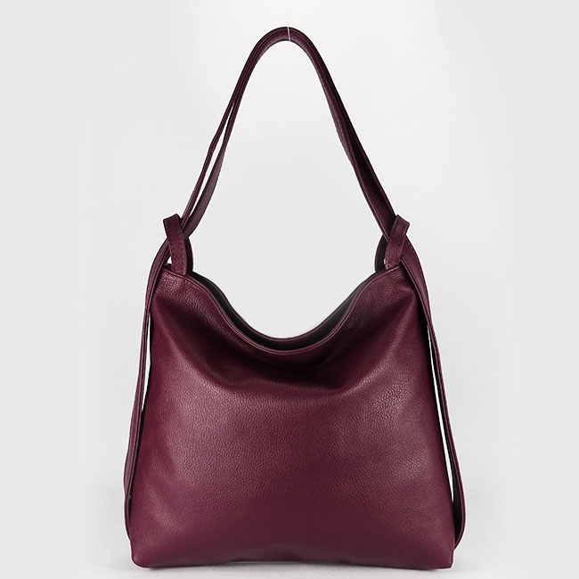 Geanta bordo din piele naturala 2 in 1 8919 132 [3]