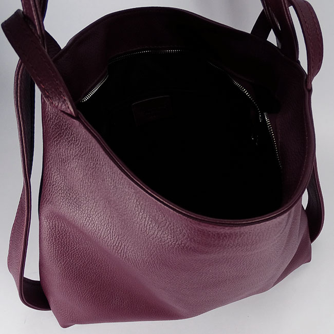 Geanta bordo din piele naturala 2 in 1 8919 132 [9]