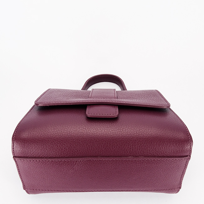Geanta burgundy din piele naturala 1047 123 [8]