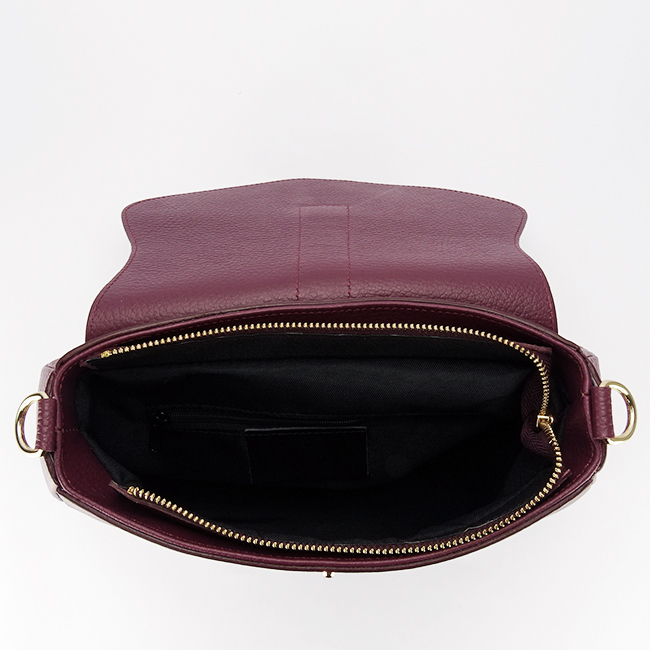 Geanta burgundy din piele naturala 1755 125 [7]