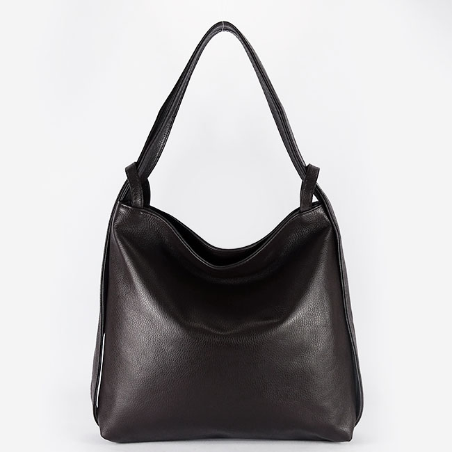 Geanta cafenie din piele naturala 2 in 1 8919 132 [3]