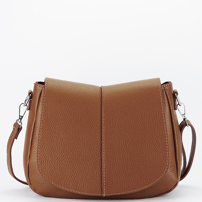 Geanta camel din piele naturala 8960 123