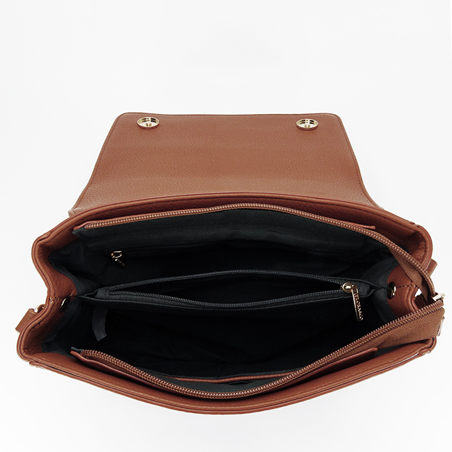Geanta camel Flora&Co Paris cu esarfa FS1026 14 [7]