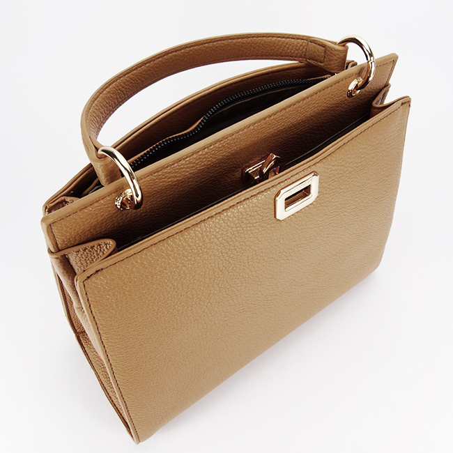 Geanta camel medie David Jones Paris 7188-2 12 [8]