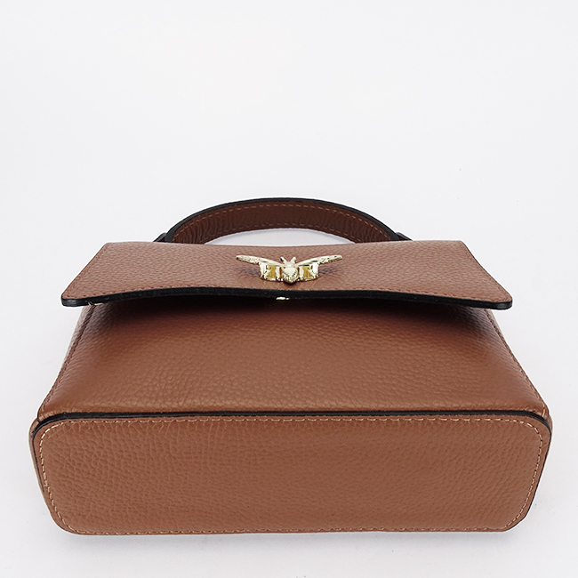 Geanta camel mica din piele naturala 1523 120 [6]