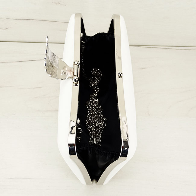 Geanta clutch alb simplu BME-600  05 [8]