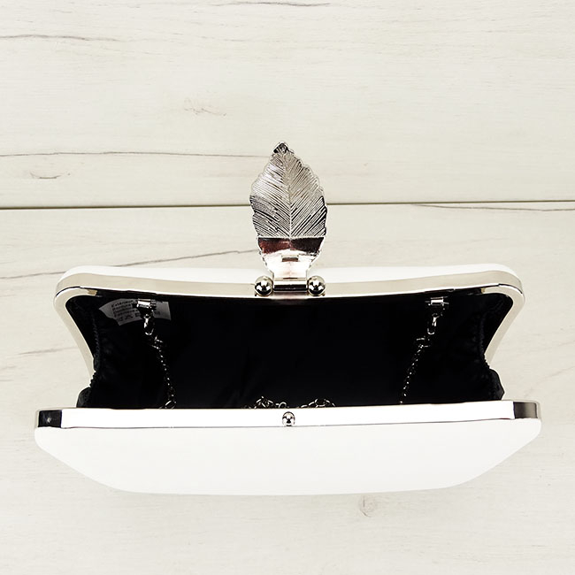 Geanta clutch alb simplu BME-600  05 [6]