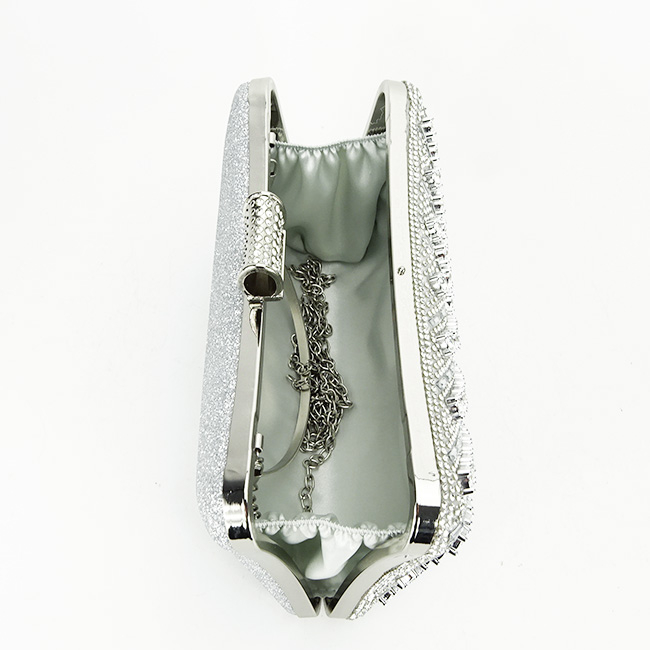 Geanta clutch argintie cu model 3d BYH-87900 06 [7]