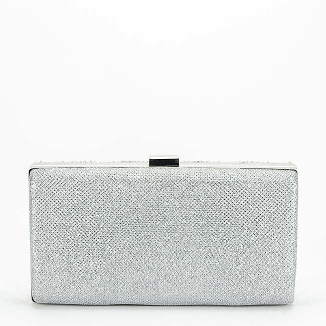 Clutch elegant auriu decorat cu pietre [6]