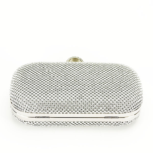 Geanta clutch cu pietricele BFL-1061 05 Argintiu [6]