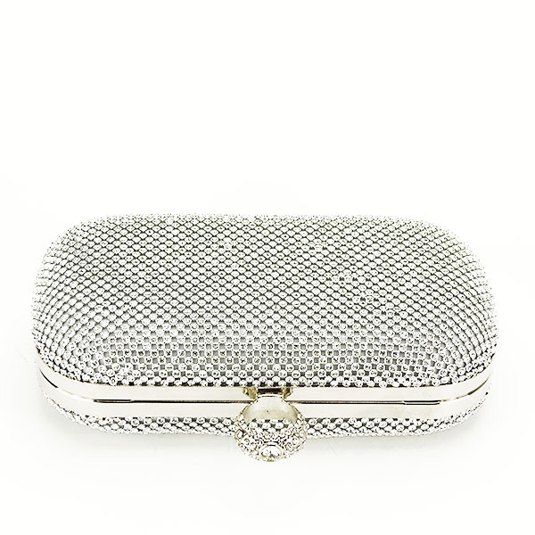 Geanta clutch cu pietricele BFL-1061 05 Argintiu [7]