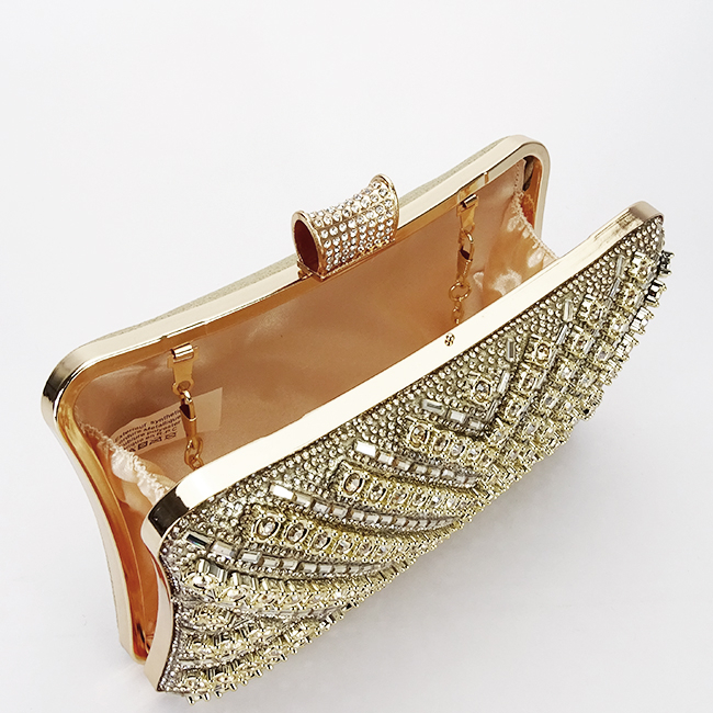 Geanta clutch aurie cu model 3d BYH-87900 06 [7]
