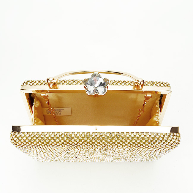 Geanta clutch aurie cu pietricele BYH-877 05 [7]