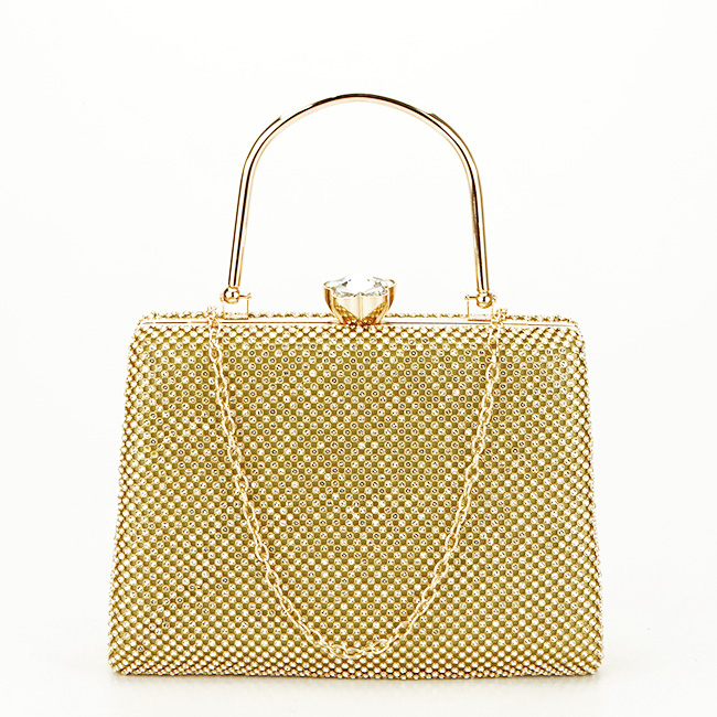Geanta clutch aurie cu pietricele BYH-877 05 [2]