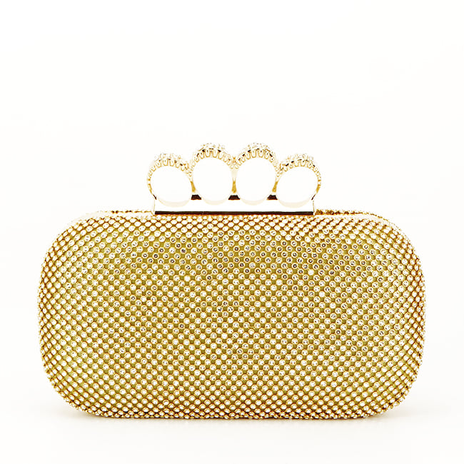 Geanta clutch auriu cu pietricele 2016-5 05 [2]