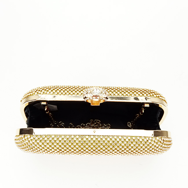Geanta clutch cu pietricele BFL-1061 05 Auriu [6]