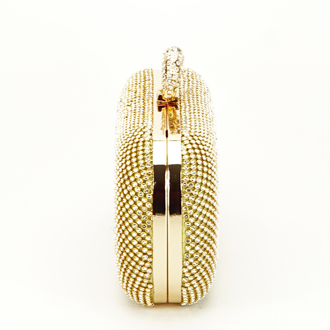 Geanta clutch cu pietricele BFL-1061 05 Auriu [3]
