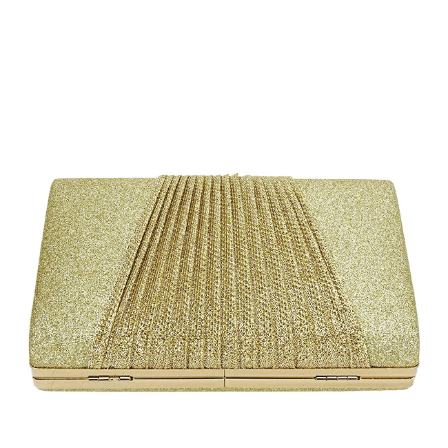 Geanta clutch auriu cu sclipici 1009 05 [7]