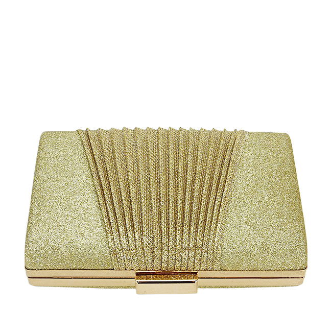 Geanta clutch auriu cu sclipici 1009 05 [6]