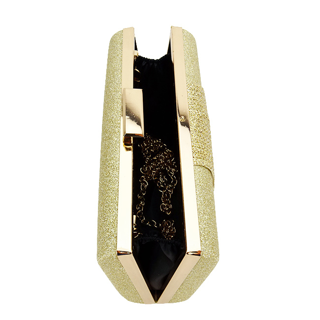 Geanta clutch auriu cu sclipici 1009 05 [9]
