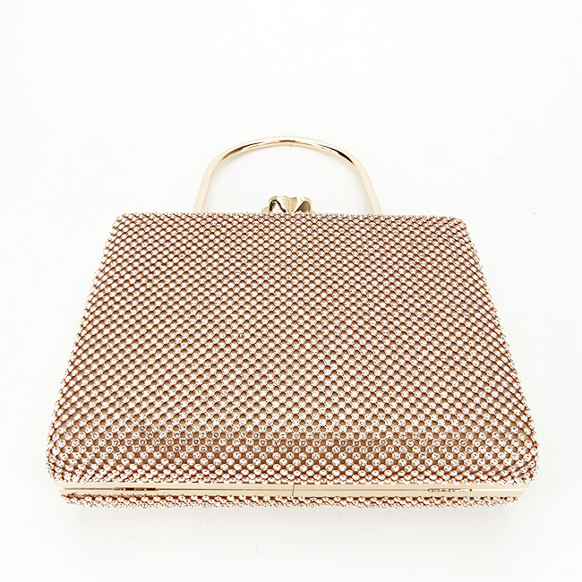 Geanta clutch auriu roze cu pietricele BYH-877 05 [5]
