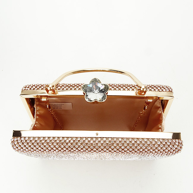 Geanta clutch auriu roze cu pietricele BYH-877 05 [6]