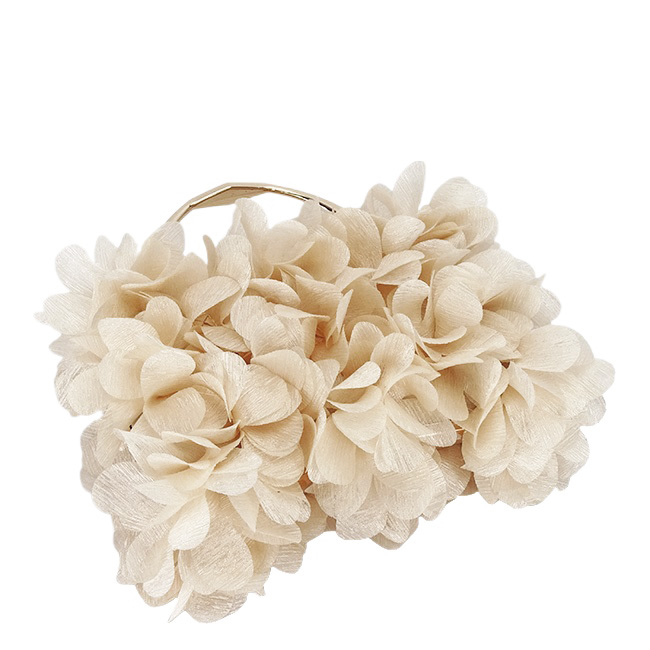 Geanta clutch bej cu model floral 3D BXQ-327 05 [5]