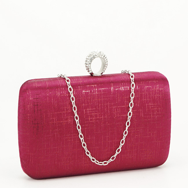 Geanta clutch eleganta rosu inchis BFL-22754 01