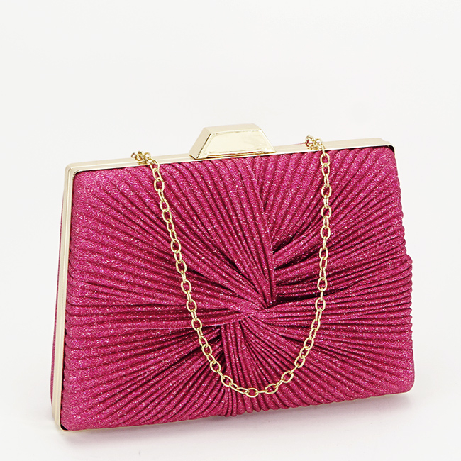 Geanta clutch bordo cu sclipici BJH-22706 05 [3]