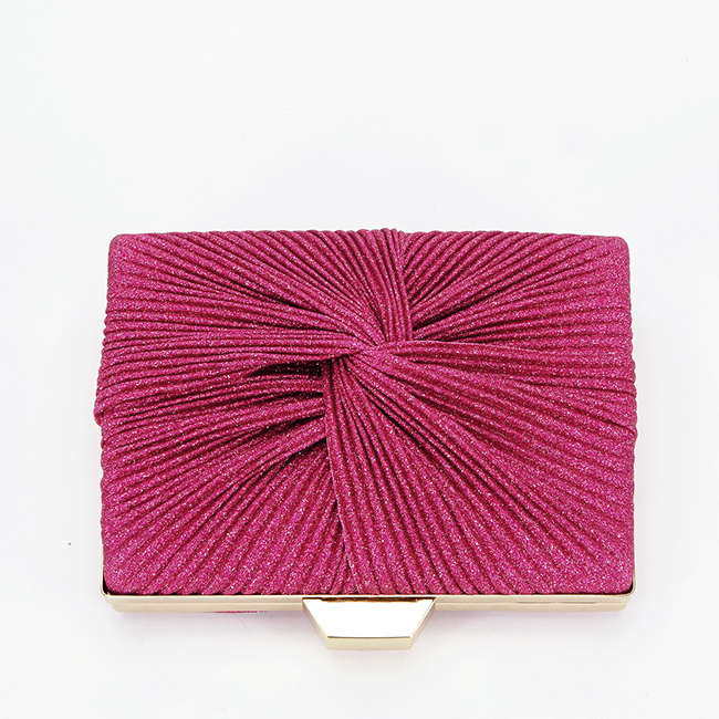 Geanta clutch bordo cu sclipici BJH-22706 05 [6]