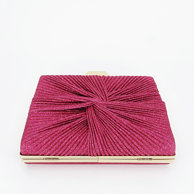 Geanta clutch bordo cu sclipici BJH-22706 05 [5]