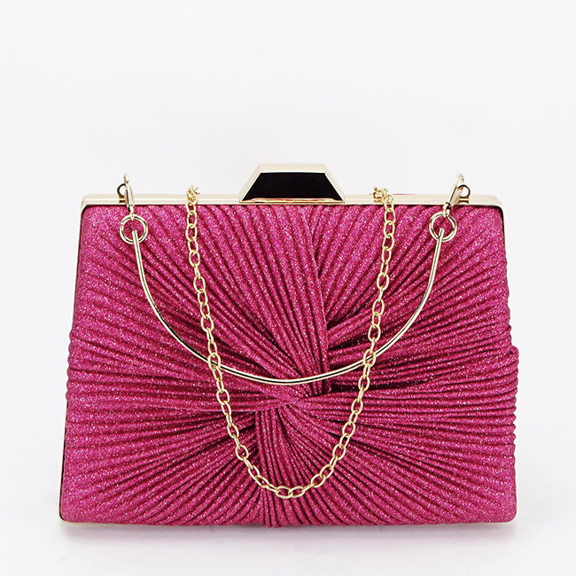 Geanta clutch bordo cu sclipici BJH-22706 05 [2]
