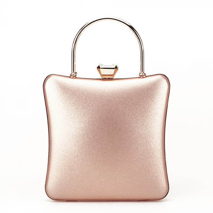Geanta clutch champagne Mara