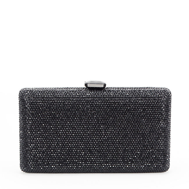 Geanta clutch cu pietricele BJH-715 06 Negru [4]