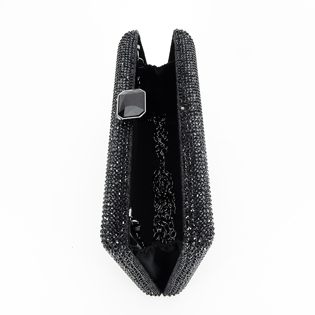 Geanta clutch cu pietricele BJH-715 06 Negru [8]