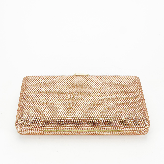 Geanta clutch cu pietricele BJH-715 06 Sampanie [6]
