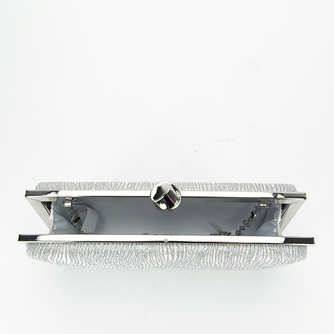 Geanta clutch cu sclipici BYH-856 05 Argintiu [7]