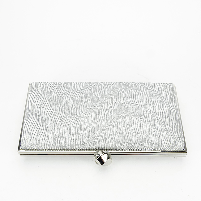 Geanta clutch cu sclipici BYH-856 05 Argintiu [5]