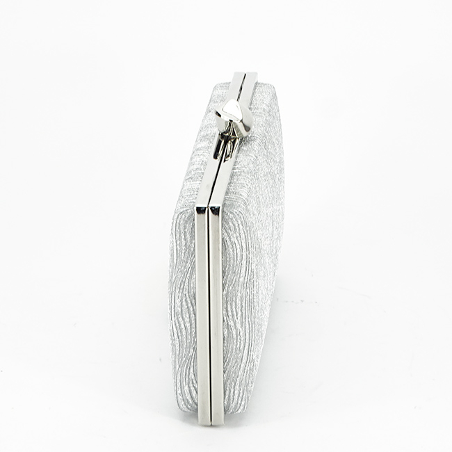 Geanta clutch cu sclipici BYH-856 05 Argintiu [3]