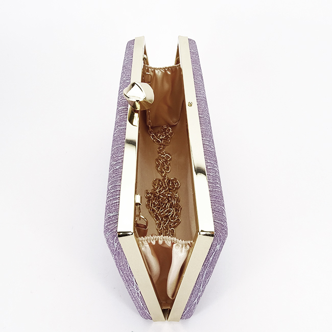 Geanta clutch mov cu sclipici BYH-809 06 [8]