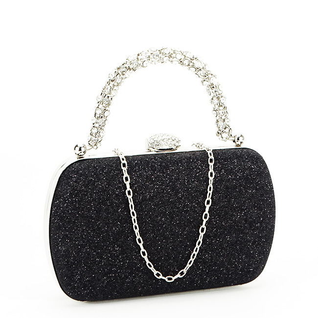 Geanta clutch neagra cu maner detasabil BYH-871 06 [2]