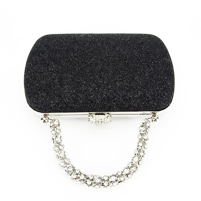 Geanta clutch neagra cu maner detasabil BYH-871 06 [6]
