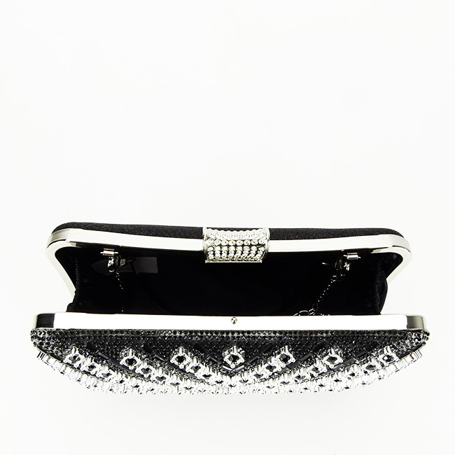 Geanta clutch neagra cu model 3d BYH-87900 06 [7]