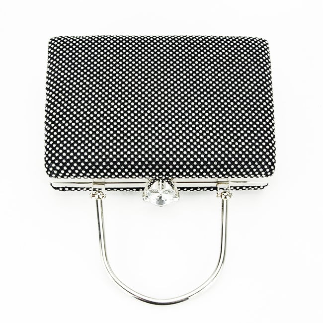 Geanta clutch neagra cu pietricele BYH-877 05 [6]