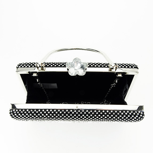 Geanta clutch neagra cu pietricele BYH-877 05 [7]
