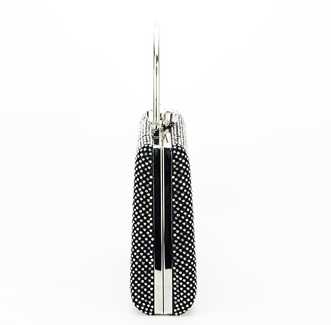 Geanta clutch neagra cu pietricele BYH-877 05 [3]