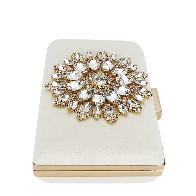 Geanta clutch din catifea bej B18110 05 [5]